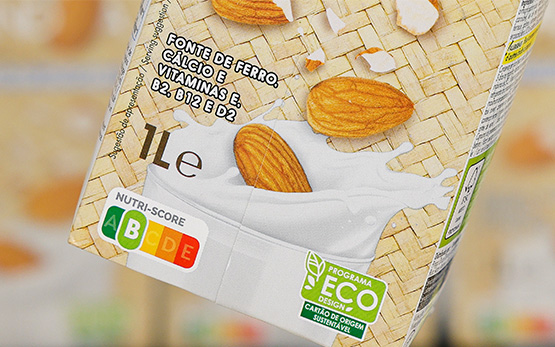 Packaging with the ecodesign logo (photo)