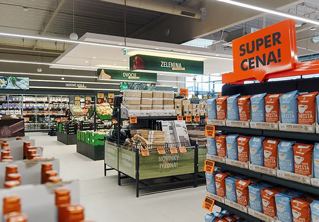 Inside of a Biedronka store in Slovakia (photo)